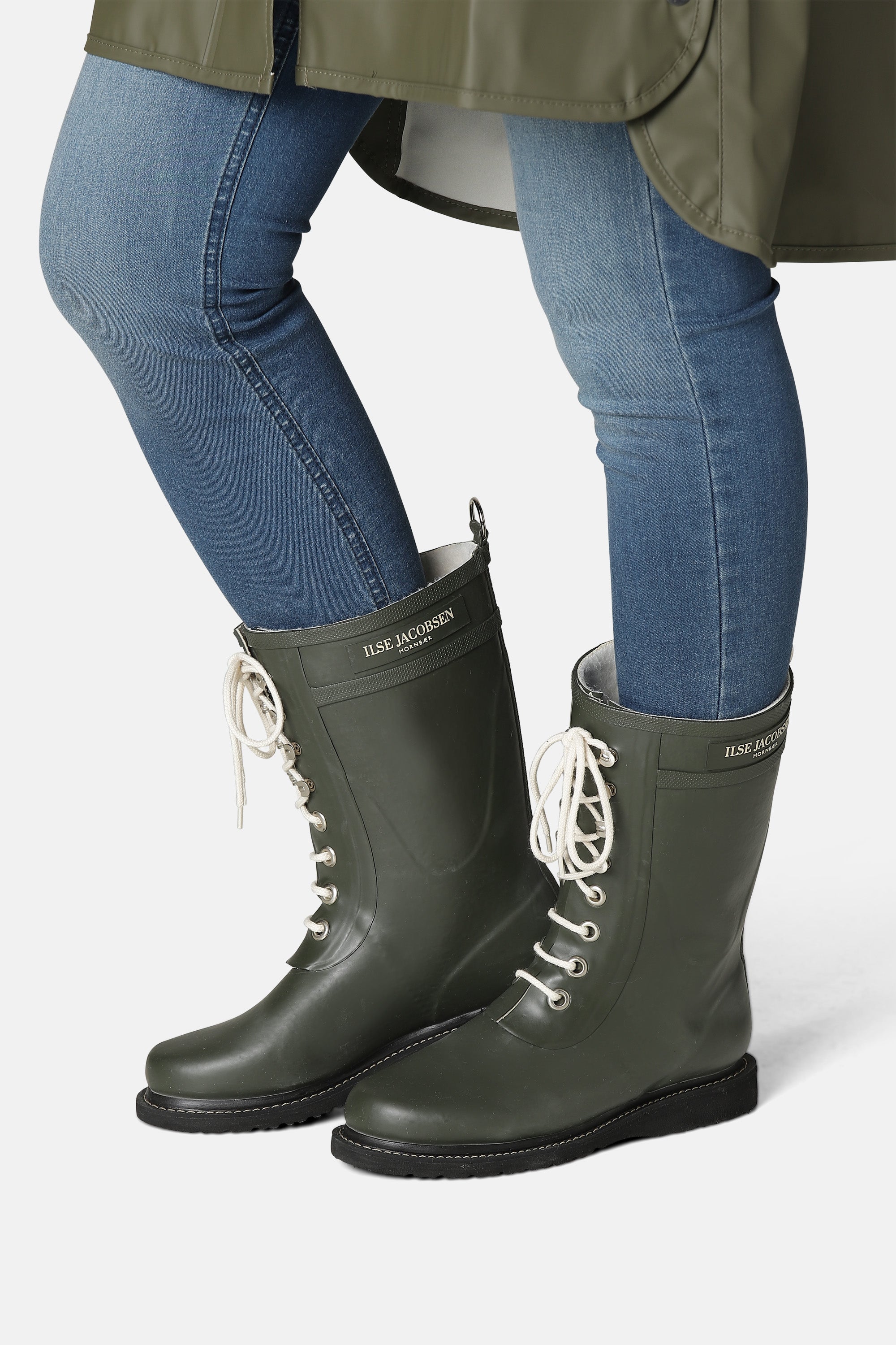 Ilse Jacobsen Hornbæk Footwear 3/4 Rubber Boots Rain boots 41 Army